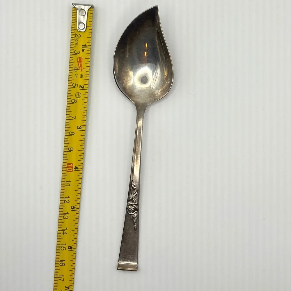 Reed and Barton Jelly Spoon 6.25in Silver Good Classic Rose Sterling